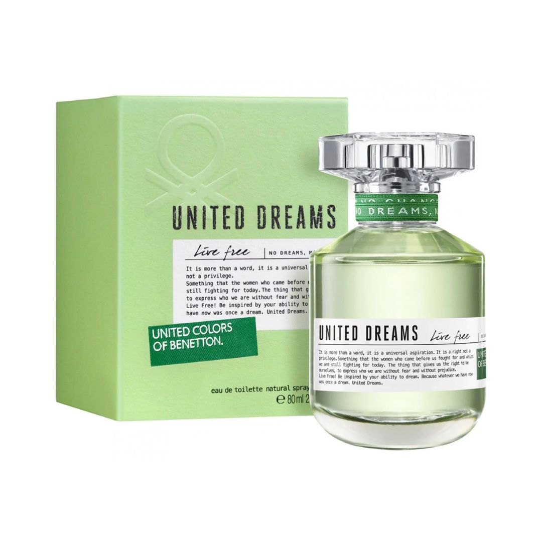 BENETTON UNITED DREAMS LIVE FREE WOMEN EDT SP