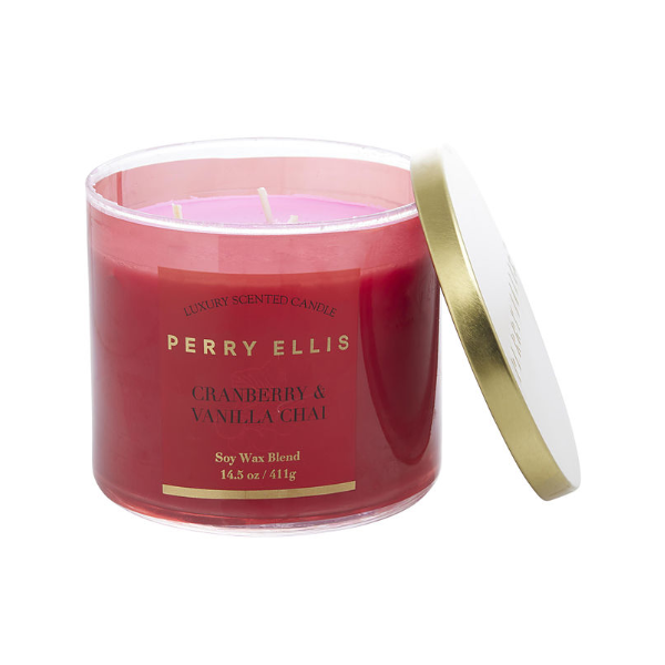 VELA AROMATICA PERRY ELLIS CREAMBERRY AND VAINILLA CHAI