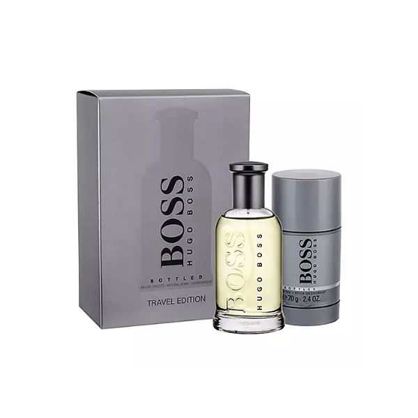 SET HUGO BOSS BOTTLED MEN (2 PIEZAS) EDT SPRAY