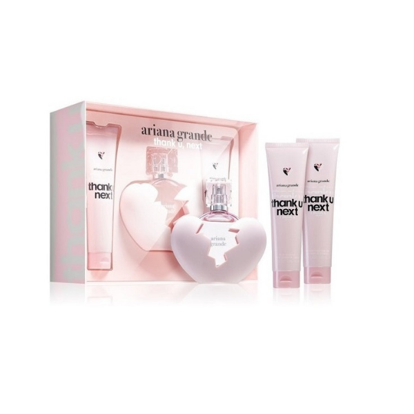 SET ARIANA GRANDE THANK U NEXT 3 PIEZAS SET WOMEN EDP