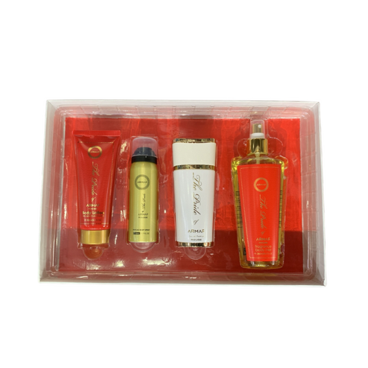 SET ARMAF THE PRIDE WHITE/RED (4 PIEZAS) WOMEN EDP SP