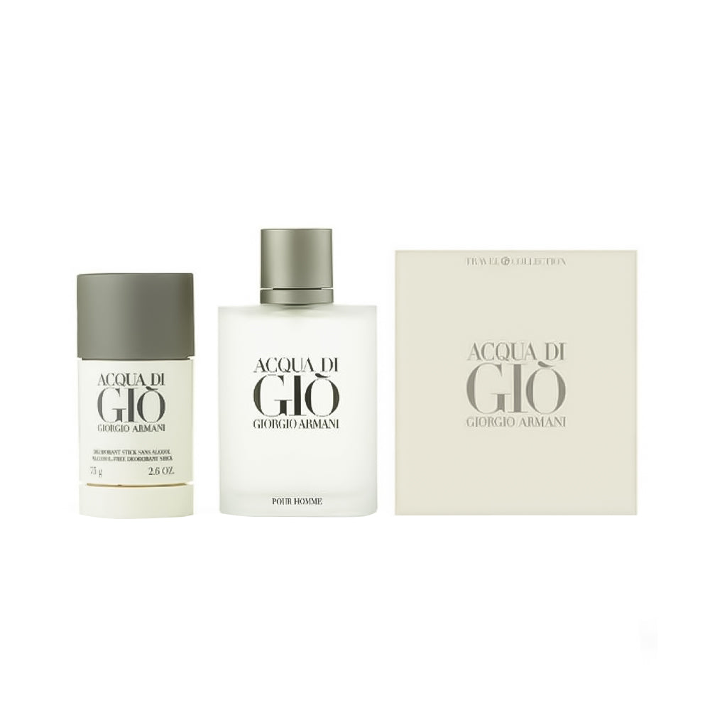 SET ARMANI ACQUA DI GIO Y DESODORANTE MEN EDT SP