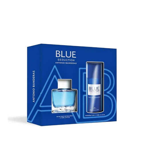 SET ANTONIO BANDERAS BLUE SEDUCTON MEN ( 2 PC SET )