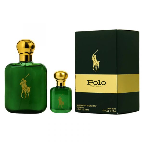 SET RALPH LAUREN GREEN EDT SP MEN 115+15ML