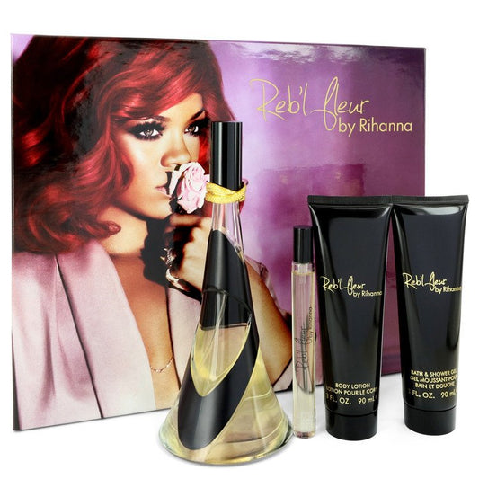 SET RIHANNA REBLE FLEUR 3.3 (4PCS) +.34 PURSE SP + 3.0 BL + 3.0 SG